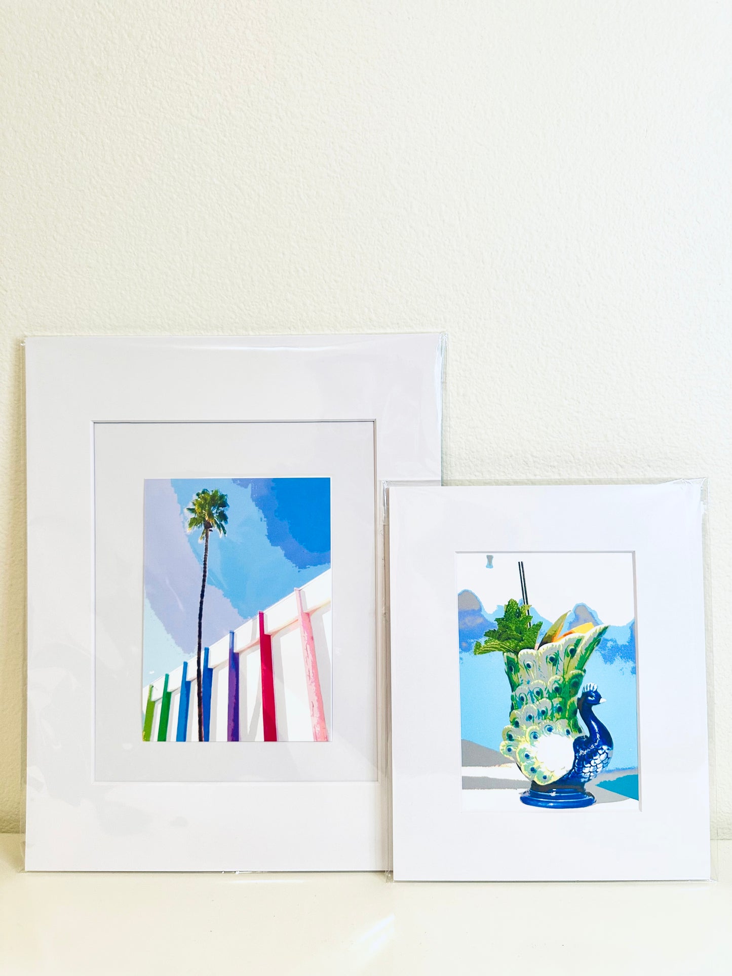 Poolside Art PEA-COCKTAIL Drink Framed Printed Artwork Home Decor