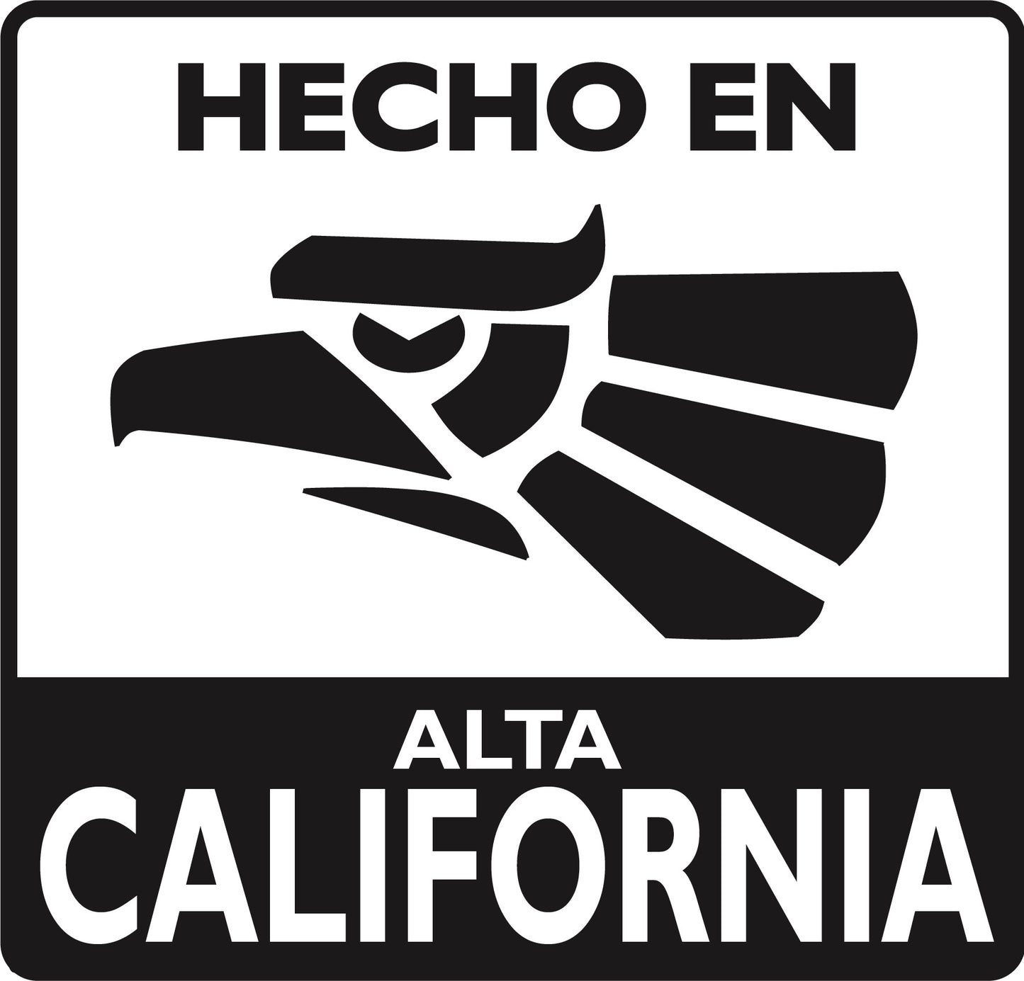 HECHO de Alta California Made in California Unisex Cotton Graphic T-Shirt