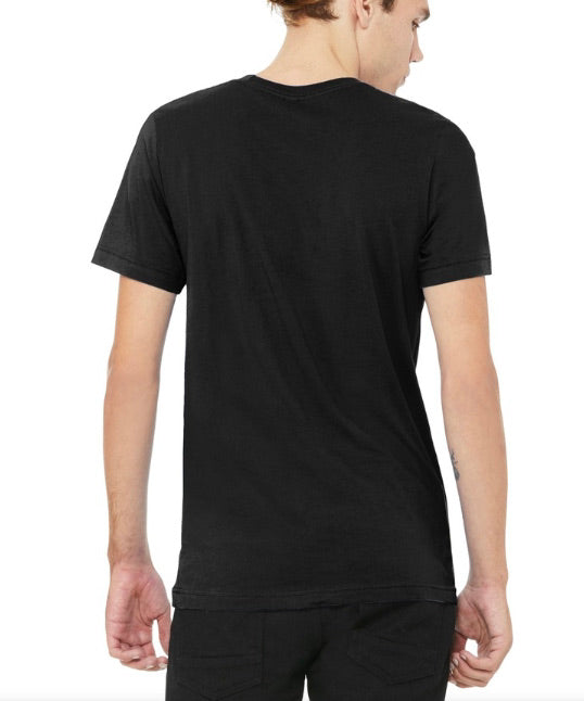 Black HOLA Hello in Spanish Unisex Cotton Graphic T-shirt