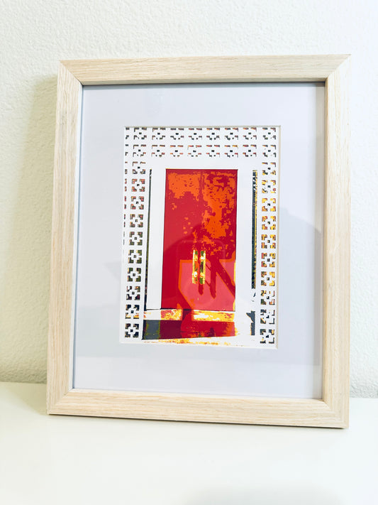 Palm Springs Hotel Art PARKER DOORWAY Framed Printed Artwork Home Decor