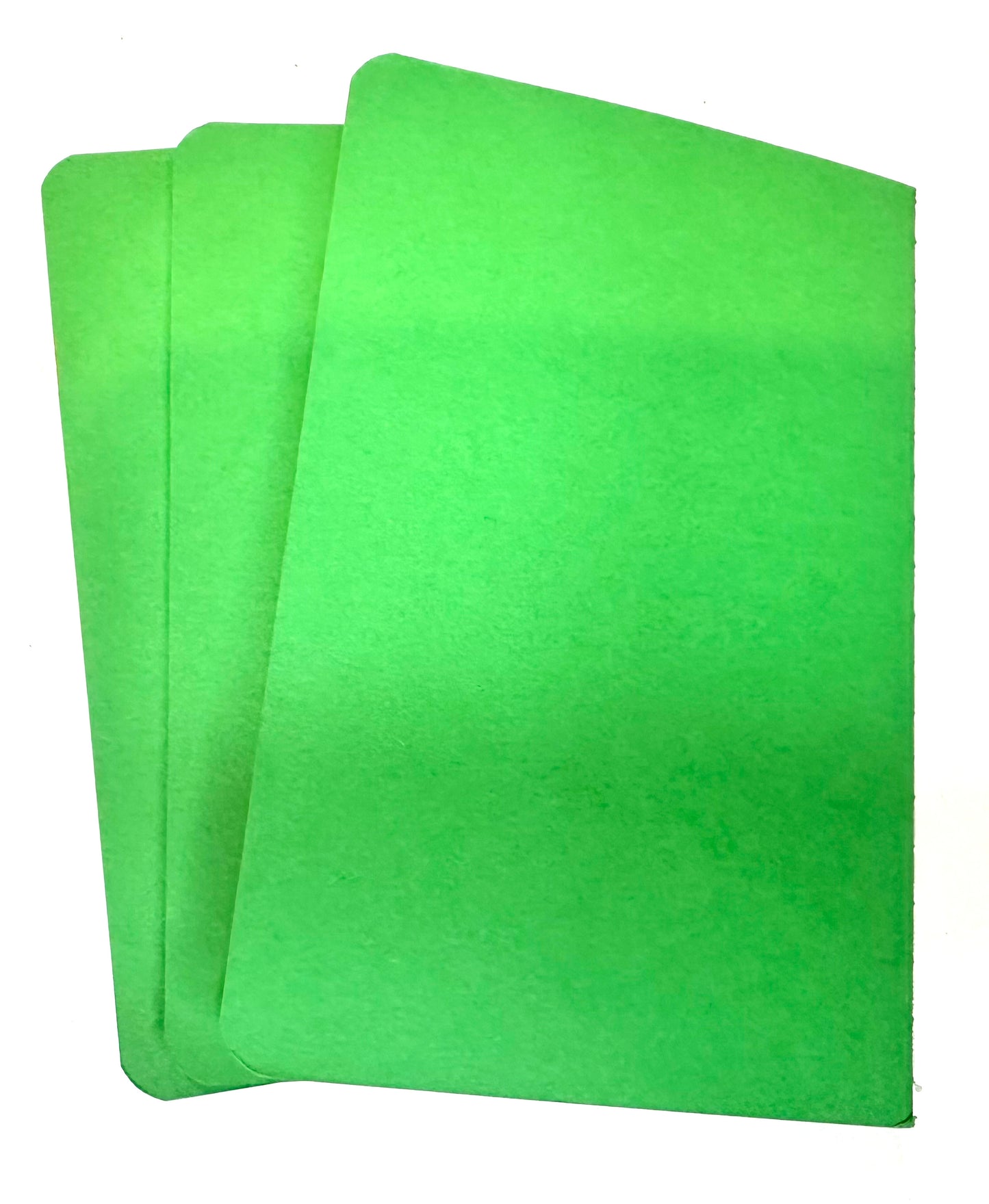 Green Jungle & Lite Green Nature Mini Pocket NOTEBOOKS set of 3