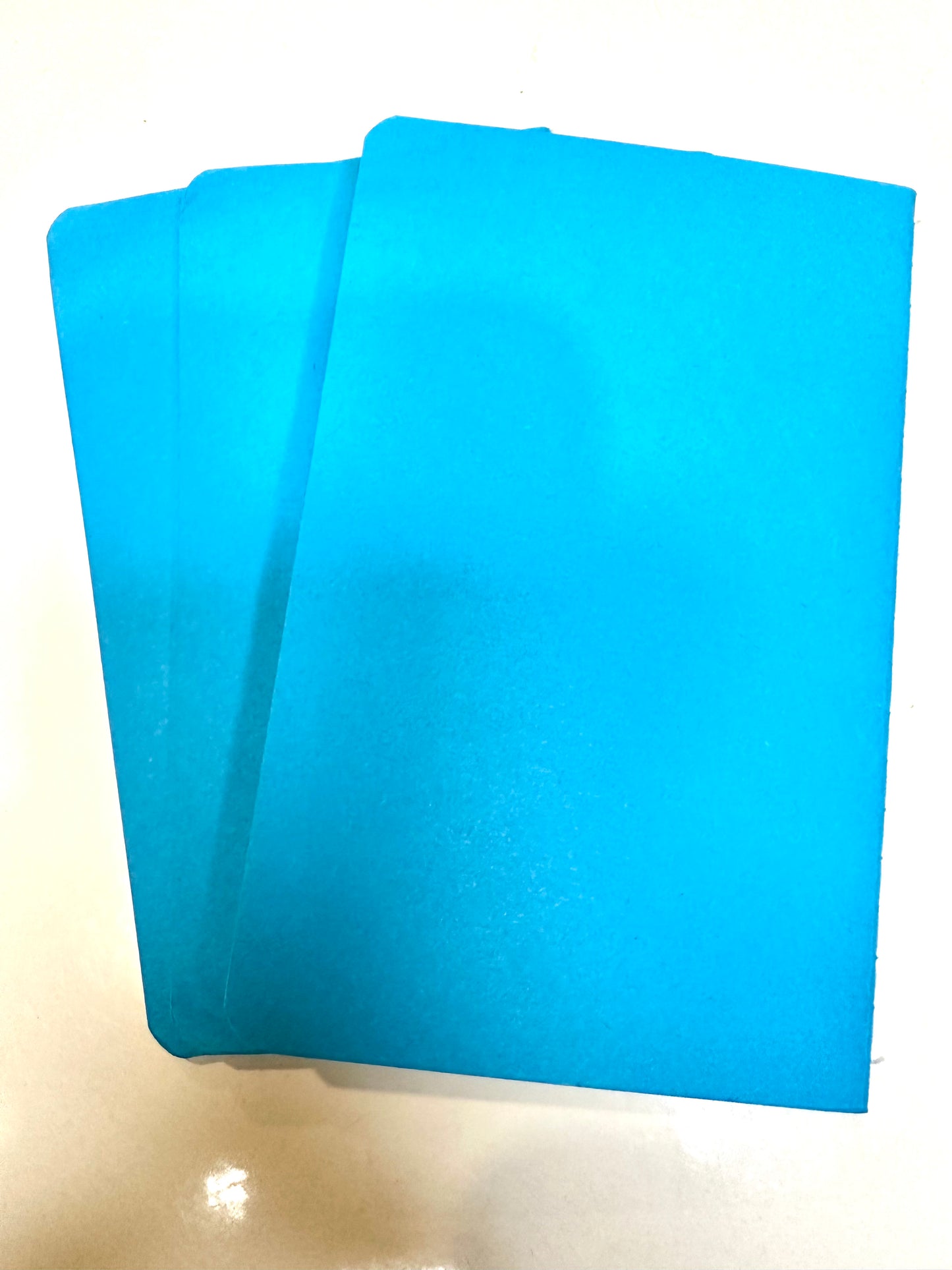 Blue Water & Lite Blue Wallpaper Mini Pocket NOTEBOOKS set of 3