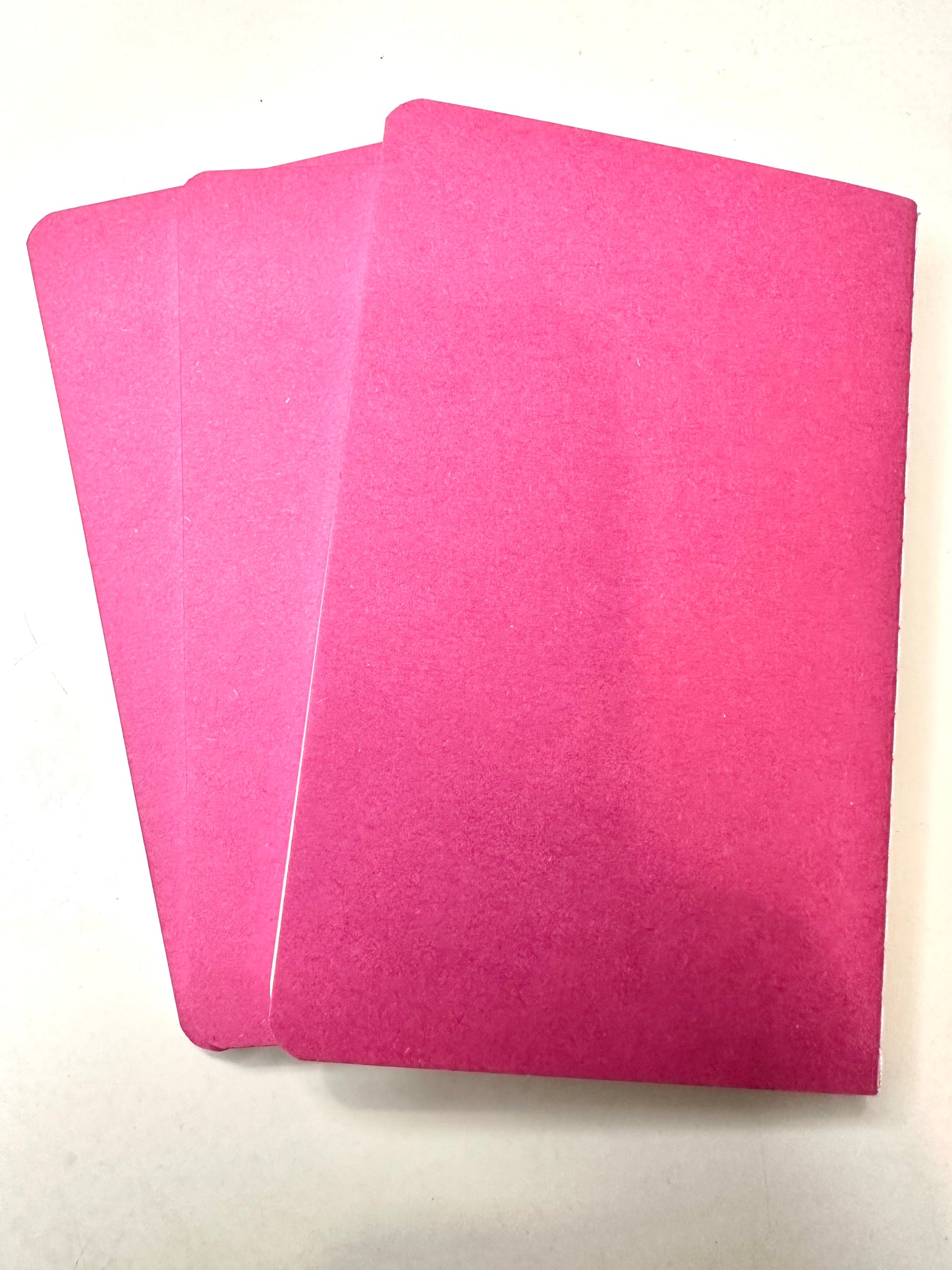 Hot Pink Bold & Pink Sweet Mini Pocket NOTEBOOKS set of 3