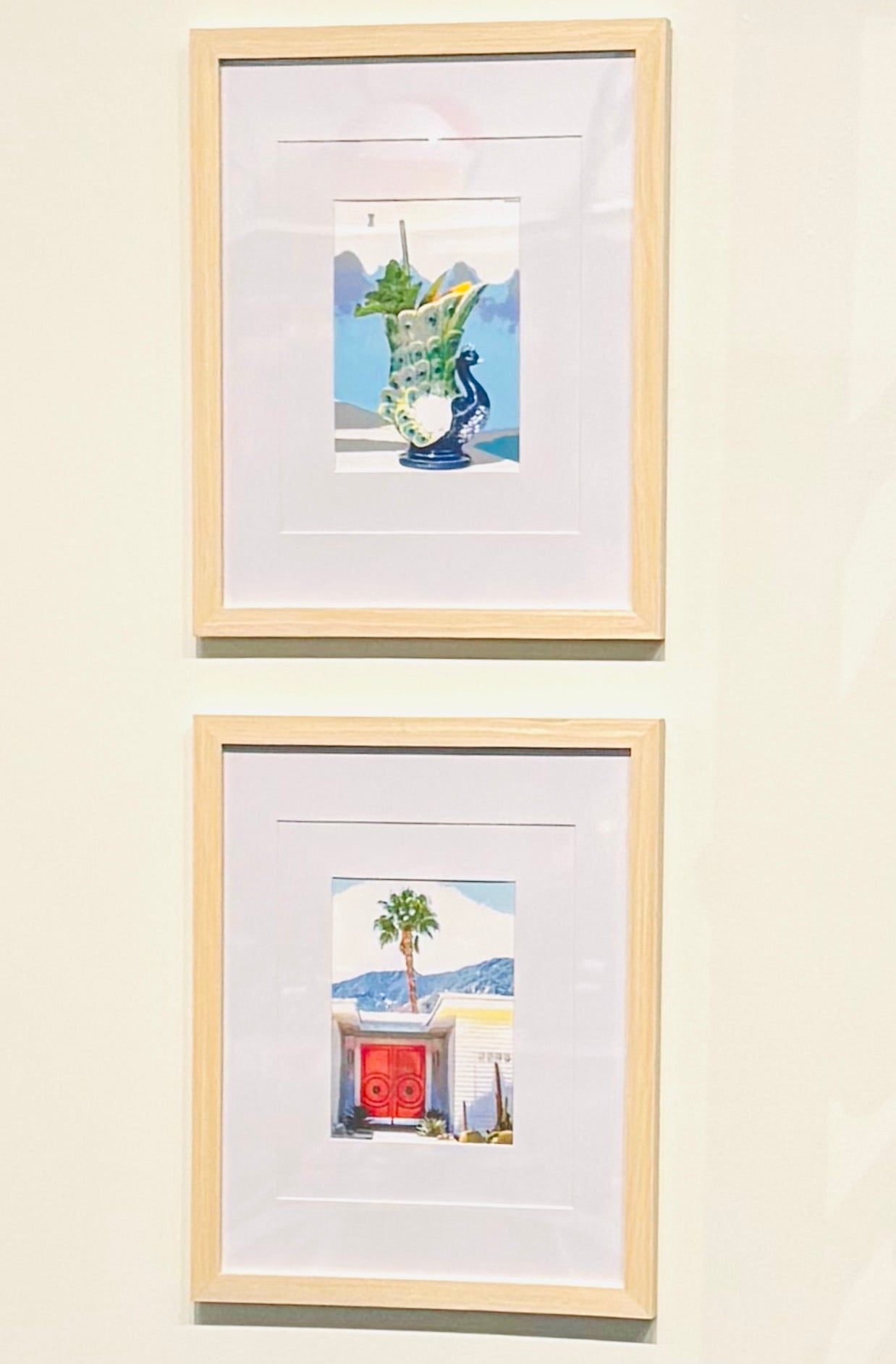 Palm Springs MID CENTURY HOME Framed Printed Artwork Home Decor