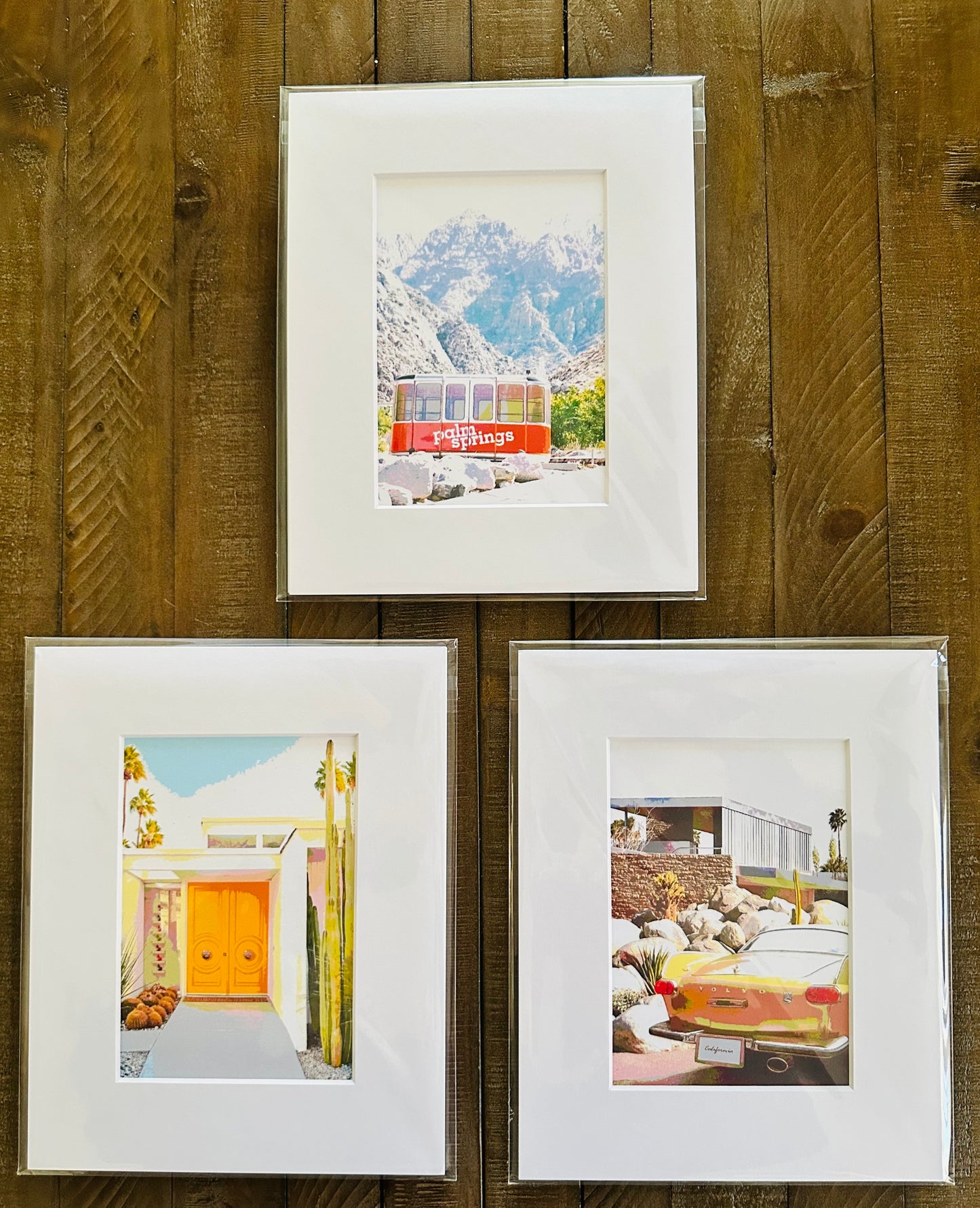 Palm Spring YELLOW DOOR Printed Artwork Home Decor Framed or Matted