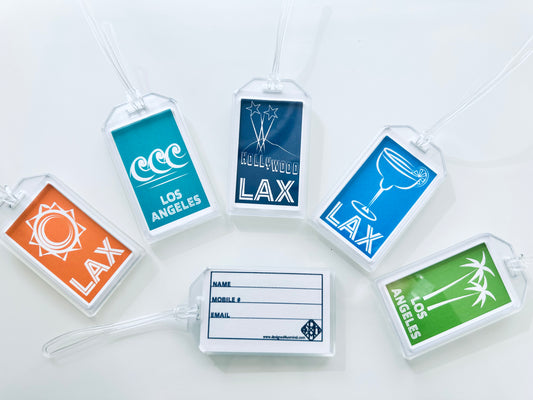 LOS ANGELES/LAX Airport Code California Cities Luggage & Travel Bag Tags