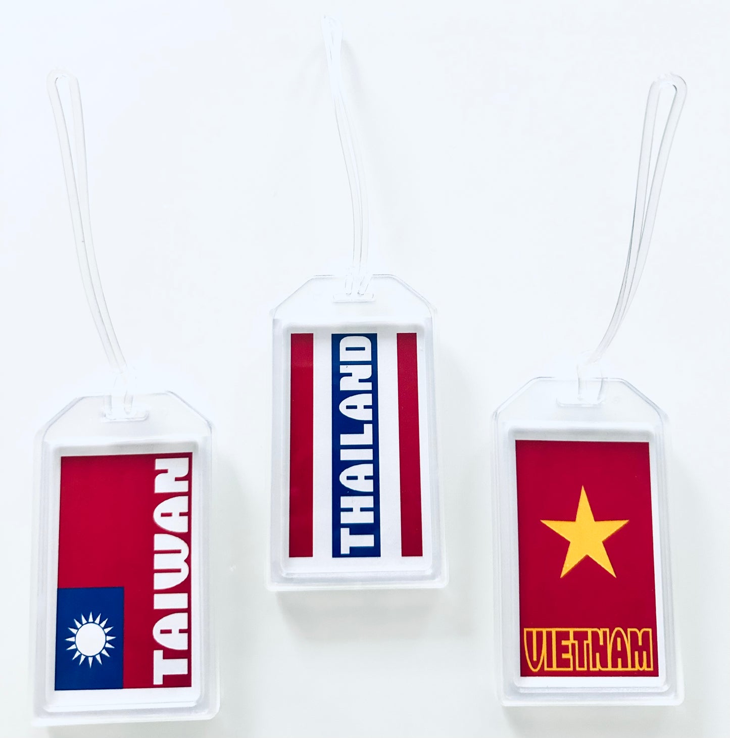 ASIA/OCEANIC Countries Luggage & Travel Bag Tags