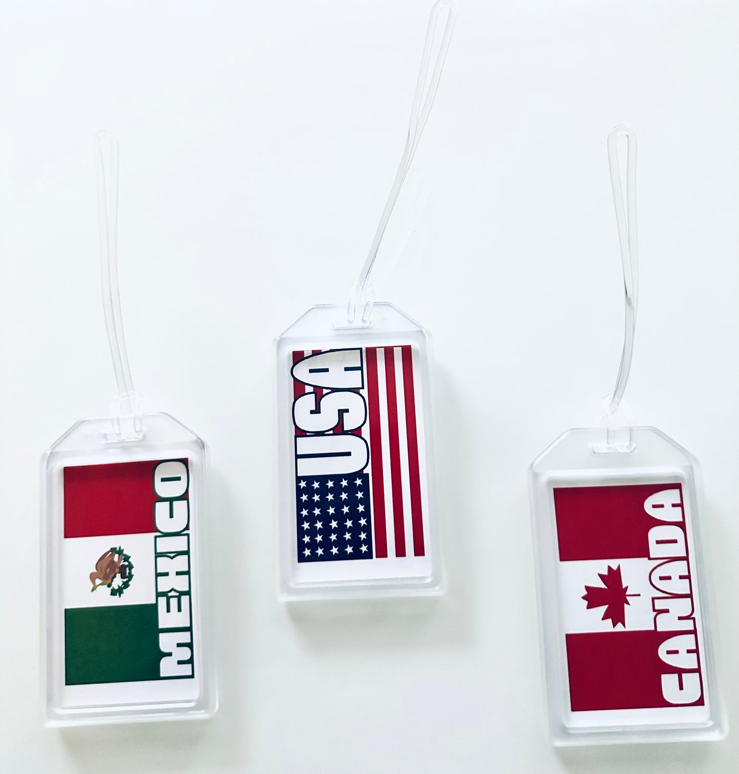 THE AMERICA'S North America & South America Countries Luggage & Travel Bag Tags