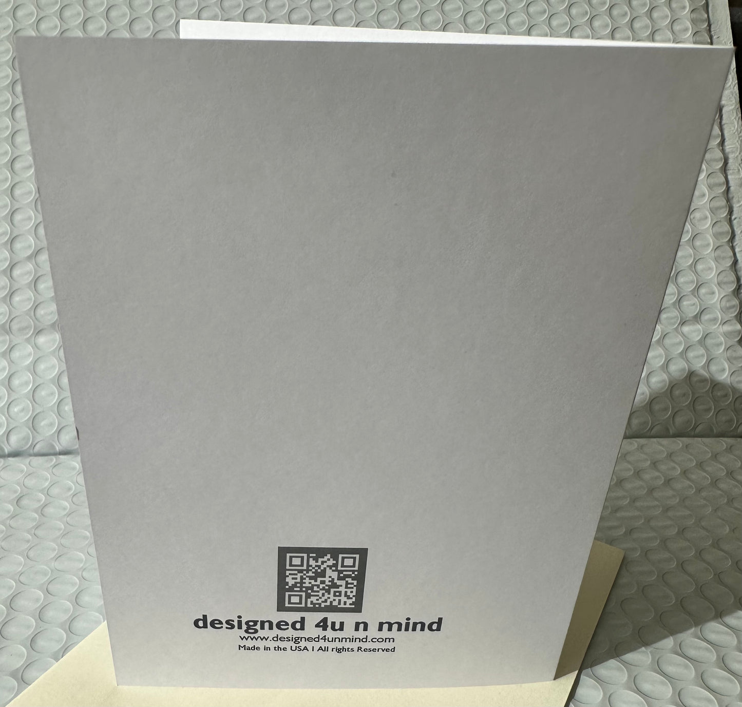 Grey SOFT SQUARES A2 Geometric boxed note card set of 10