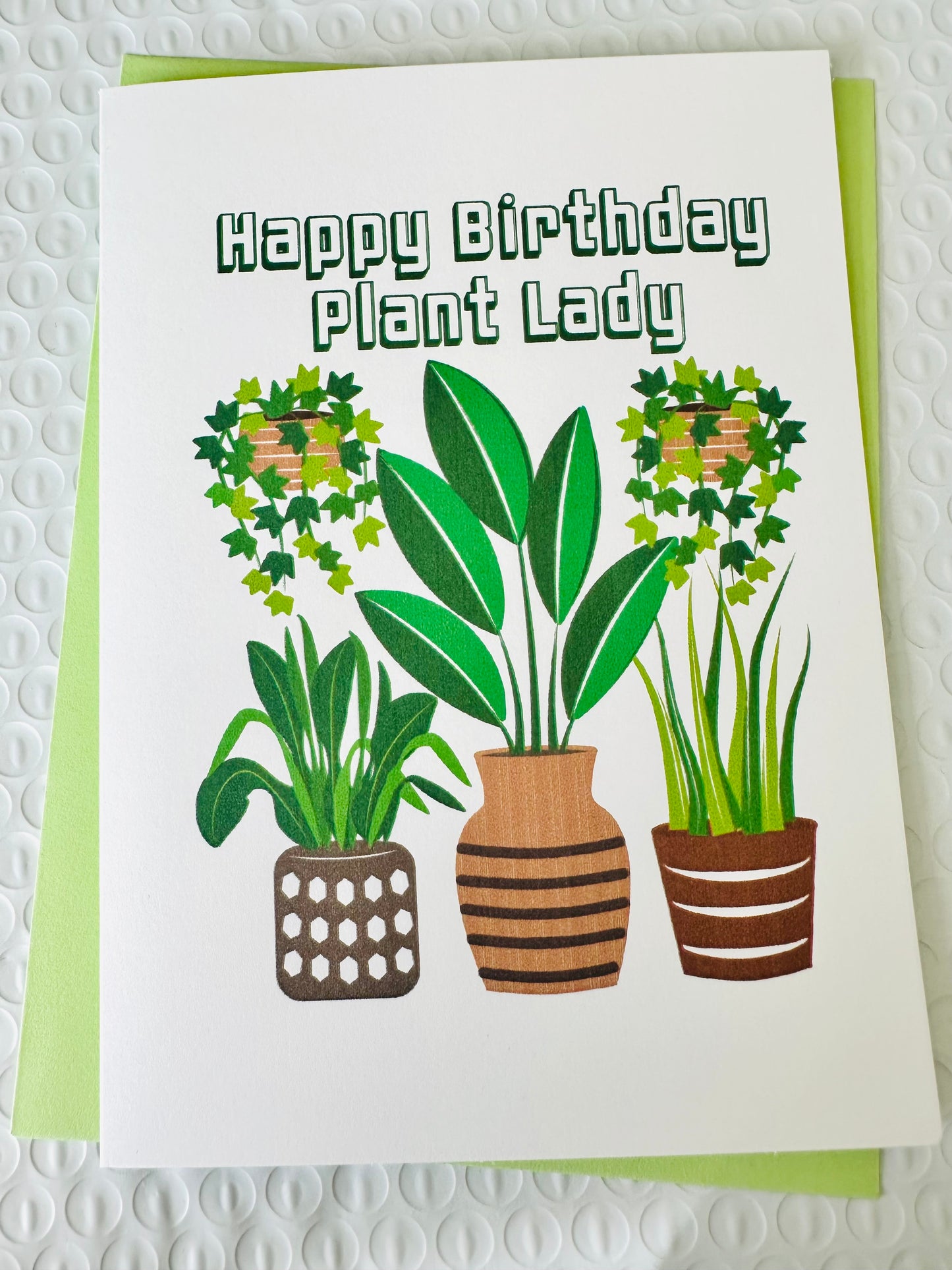 Thank You! for everything ! 5x7 Plant greeting card for those plant people in our lives