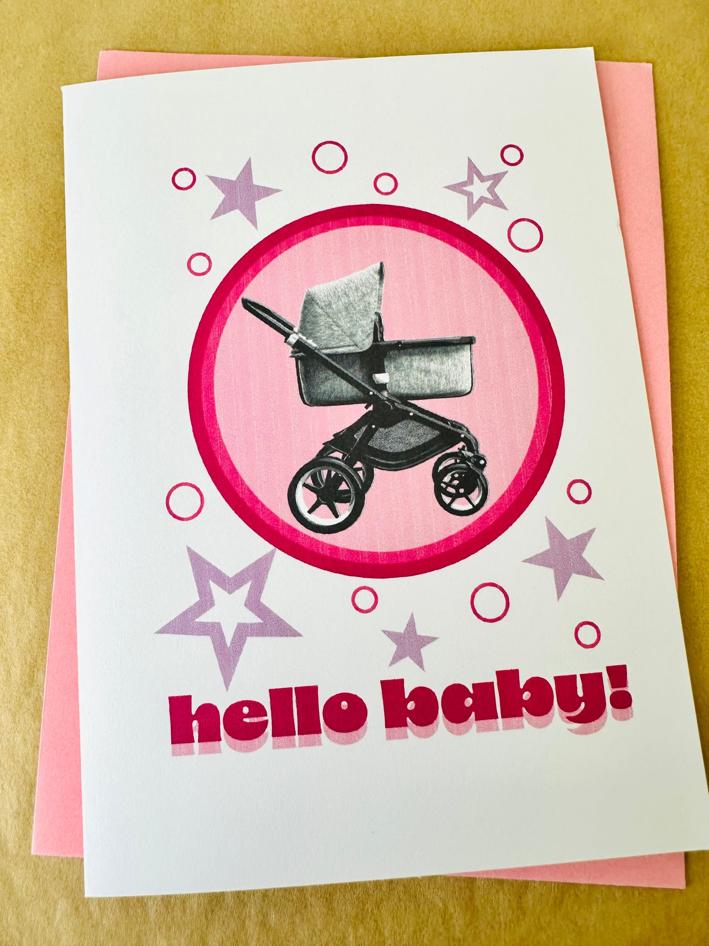 Hello Baby! 5x7 Greeting Welcome into the world New Baby Shower Cards