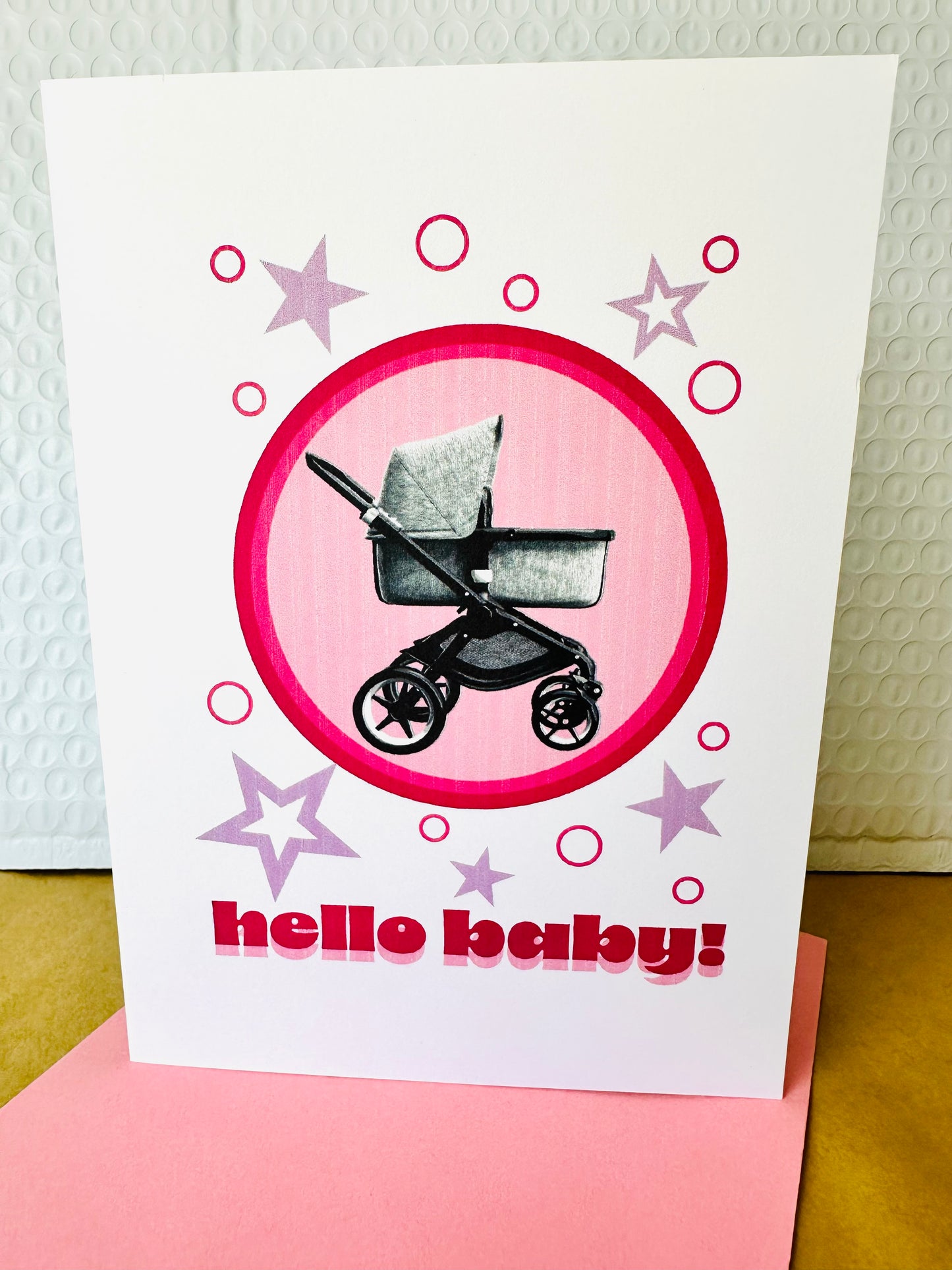 Hello Baby! 5x7 Greeting Welcome into the world New Baby Shower Cards