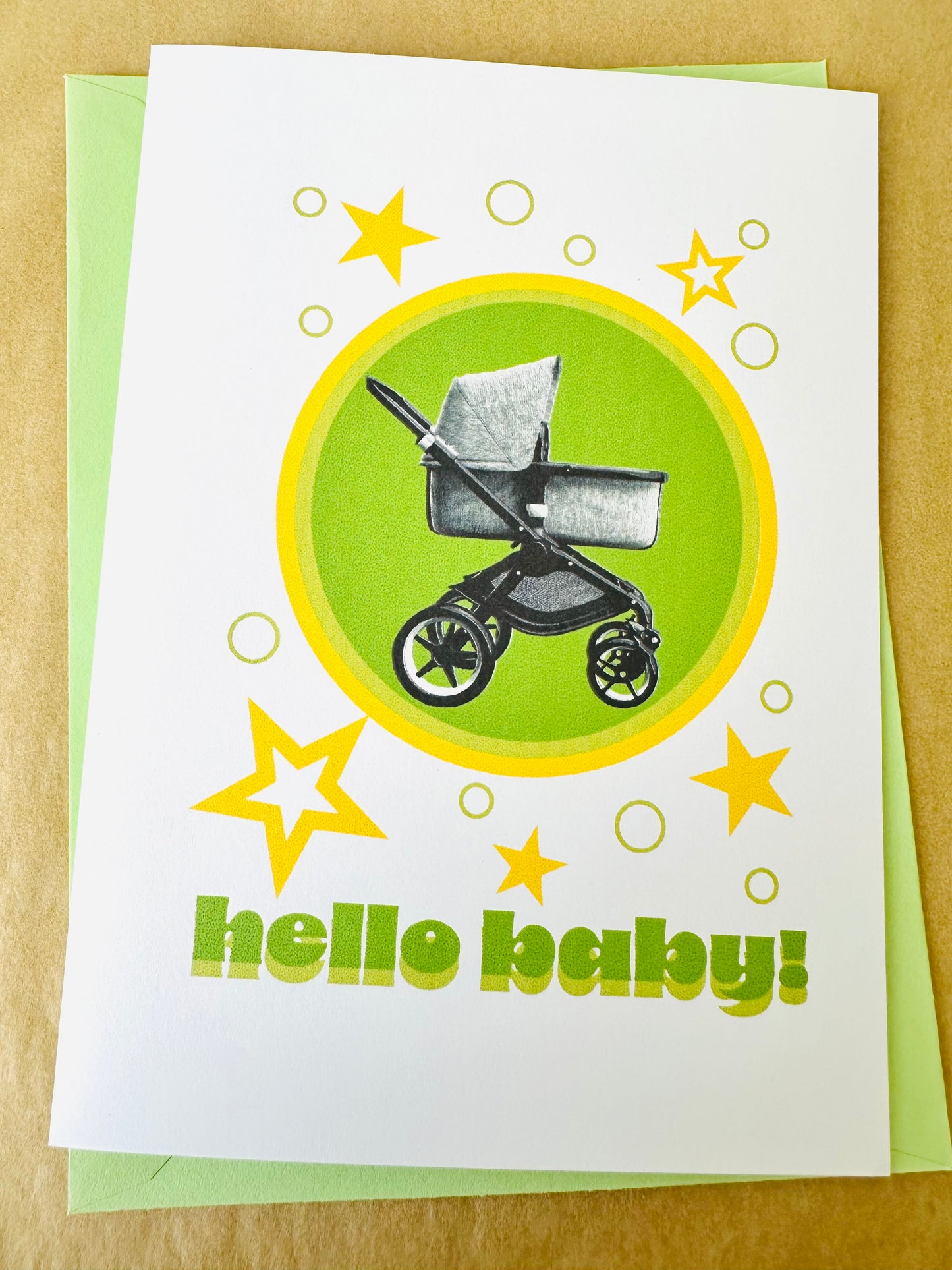 Hello Baby! 5x7 Greeting Welcome into the world New Baby Shower Cards
