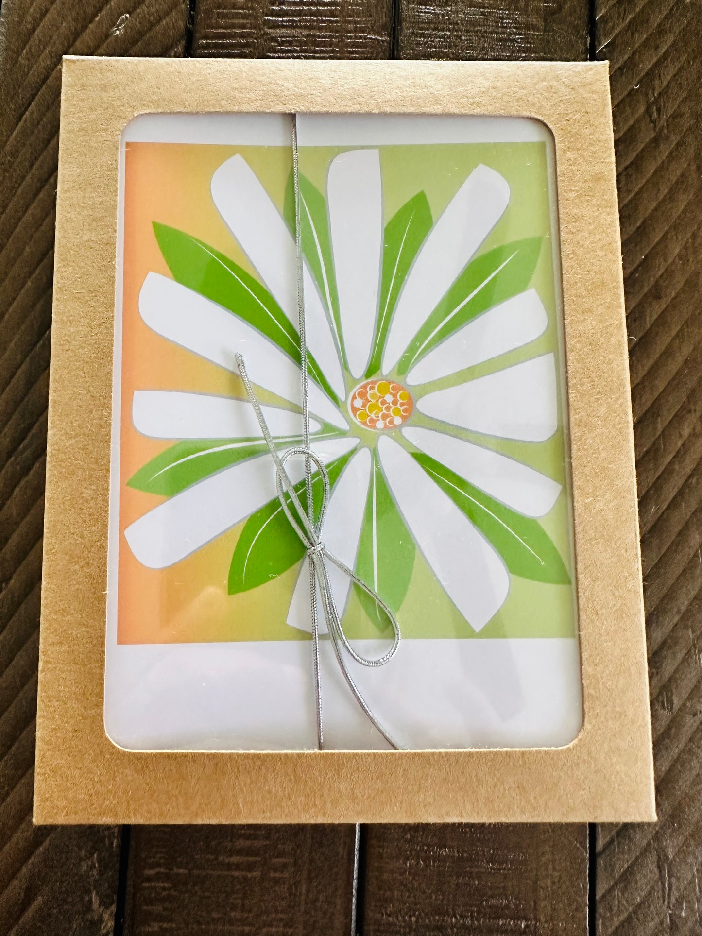 GERBERA DAISY Note Cards A2 size Bold Floral Modern & Colorful Stationery Boxed set of 10