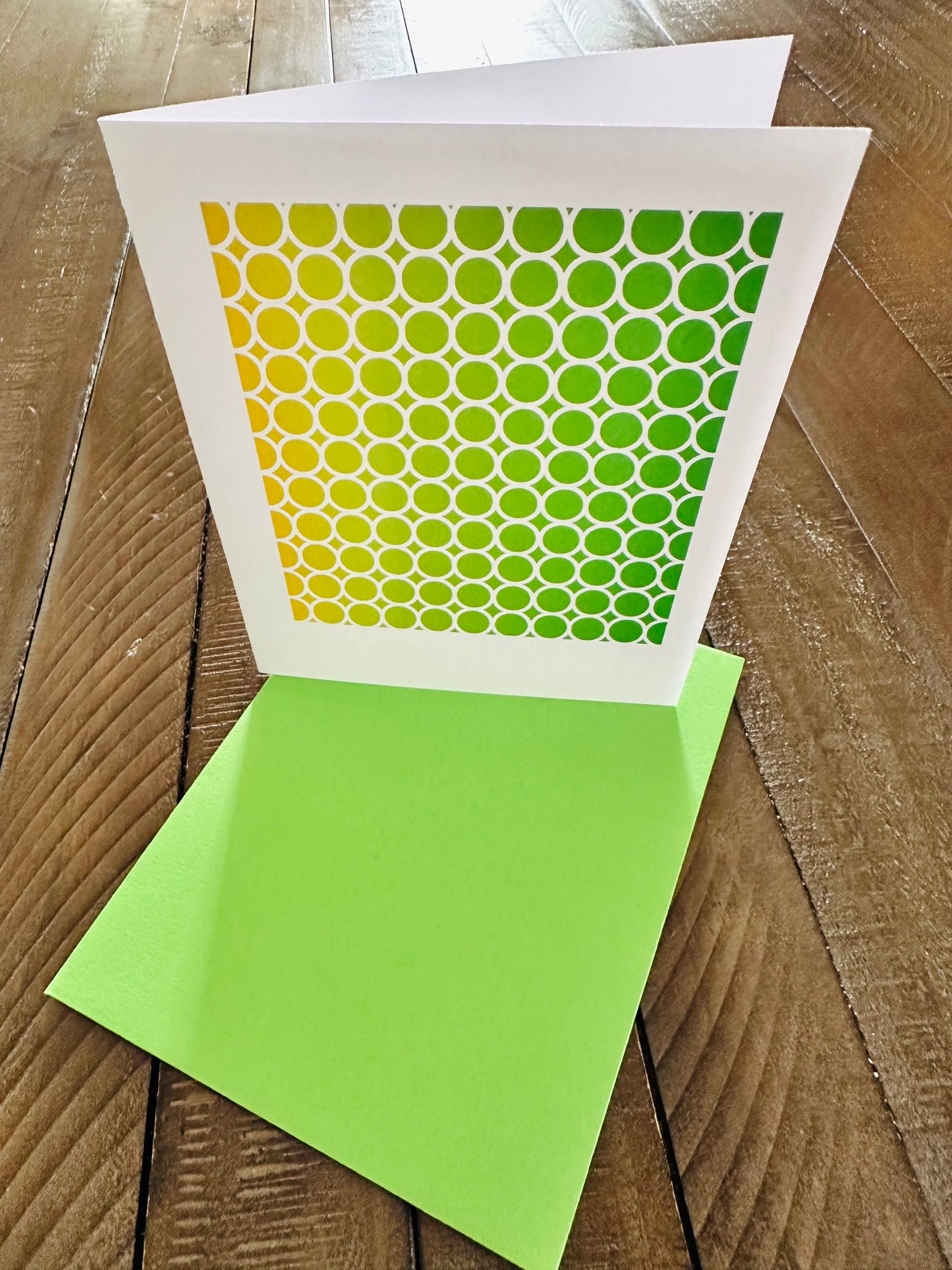 HIBISCUS GRID FLOWER Note Cards A2 size Bold Floral Modern & Colorful Stationery Boxed set of 10