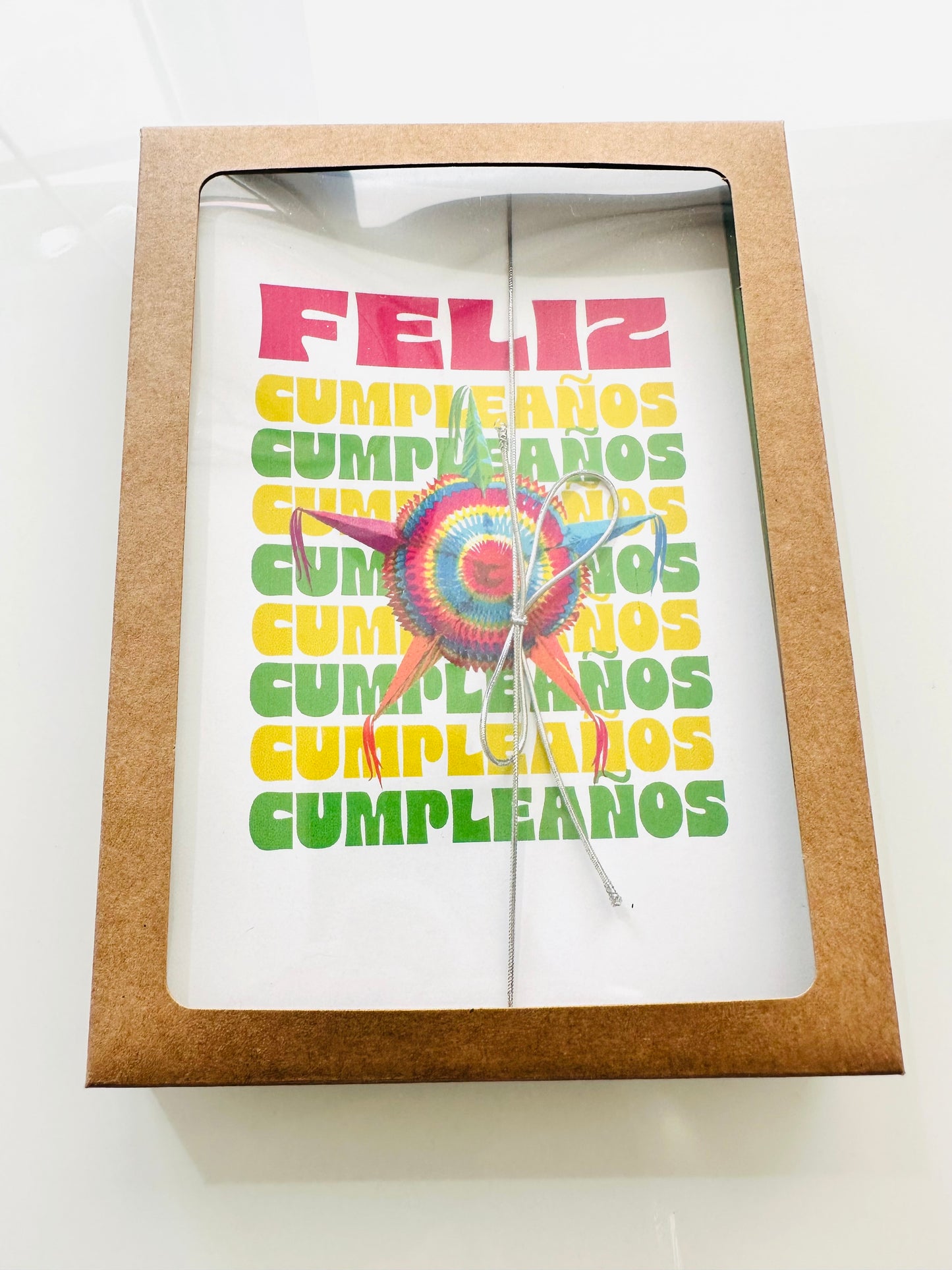 FELIZ CUMPLEANOS SET of 10 cards Modern Colorful Spanish Birthday Boxed cards