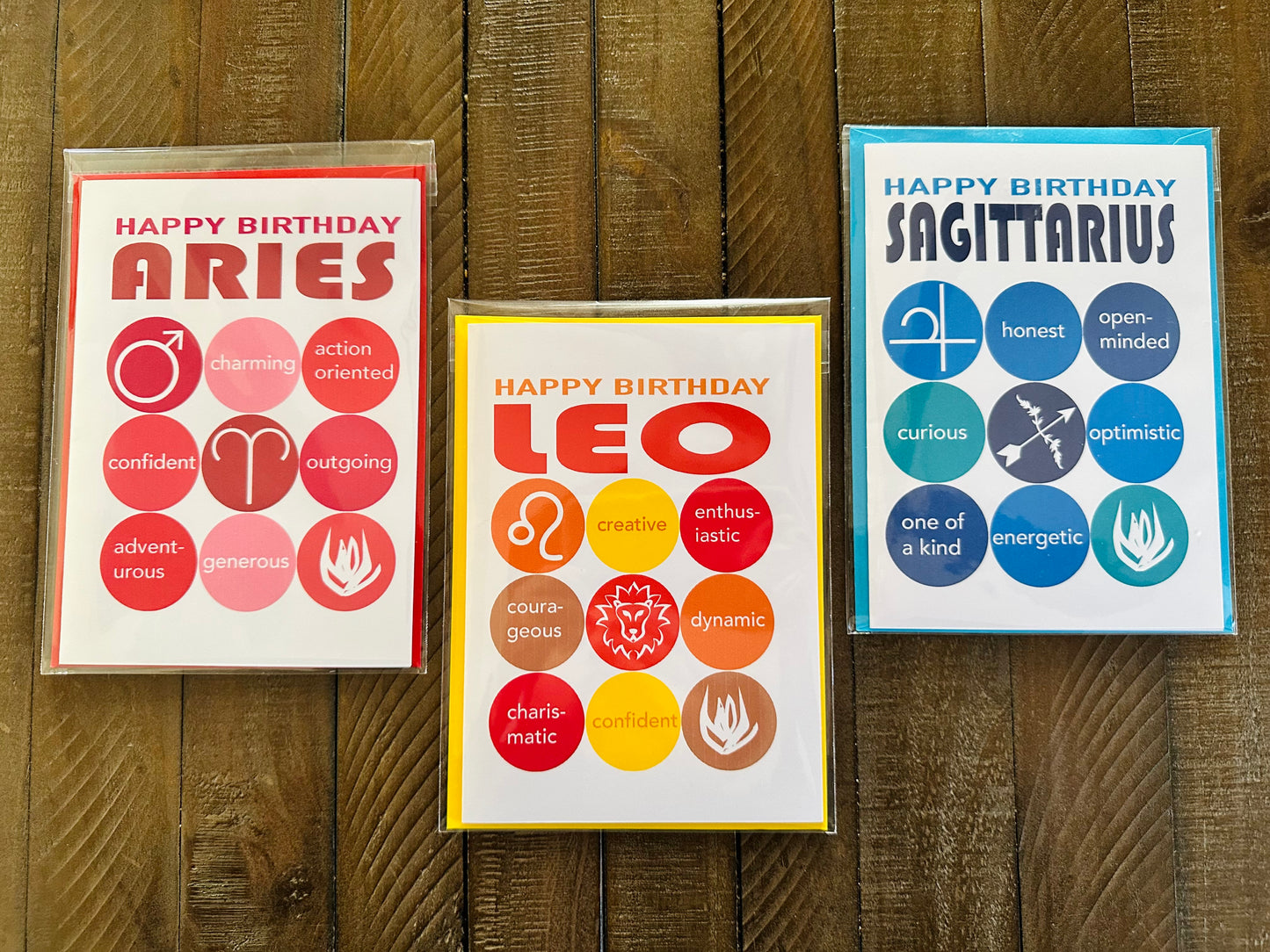 LEO HAPPY BIRTHDAY Modern Astrology Greeting Card