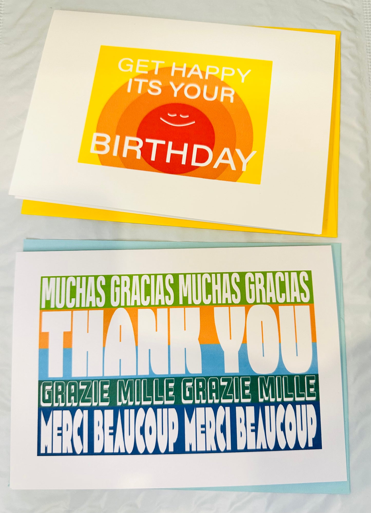 MULTI OCCASION Birthday Wedding New Baby SET of 10 cards Bold & Cheerful Celebrations