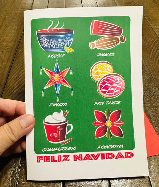 Feliz Navidad Season Classic's Holiday Boxed Christmas cards Set of 10