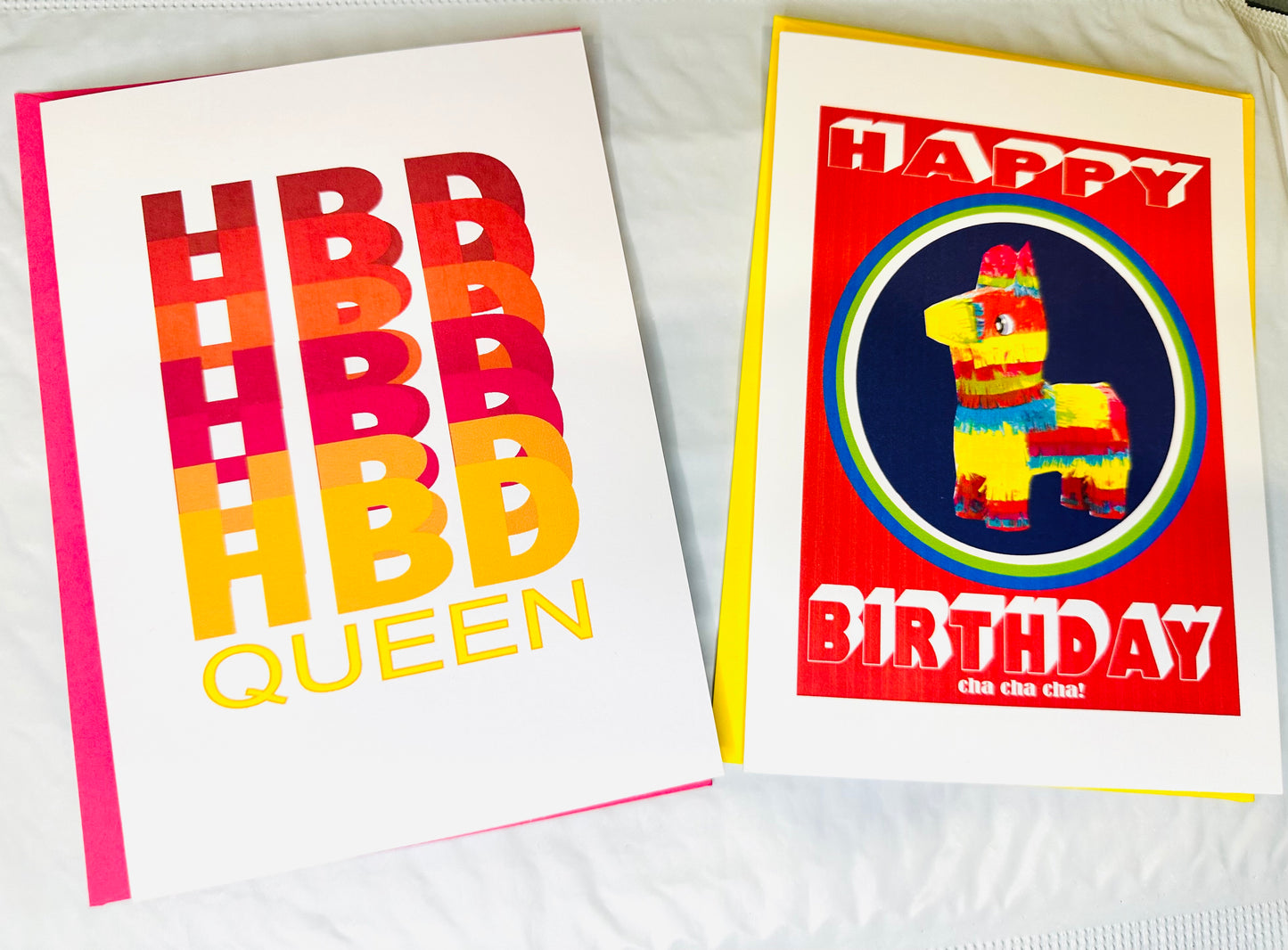 MULTI OCCASION Birthday Wedding New Baby SET of 10 cards Bold & Cheerful Celebrations