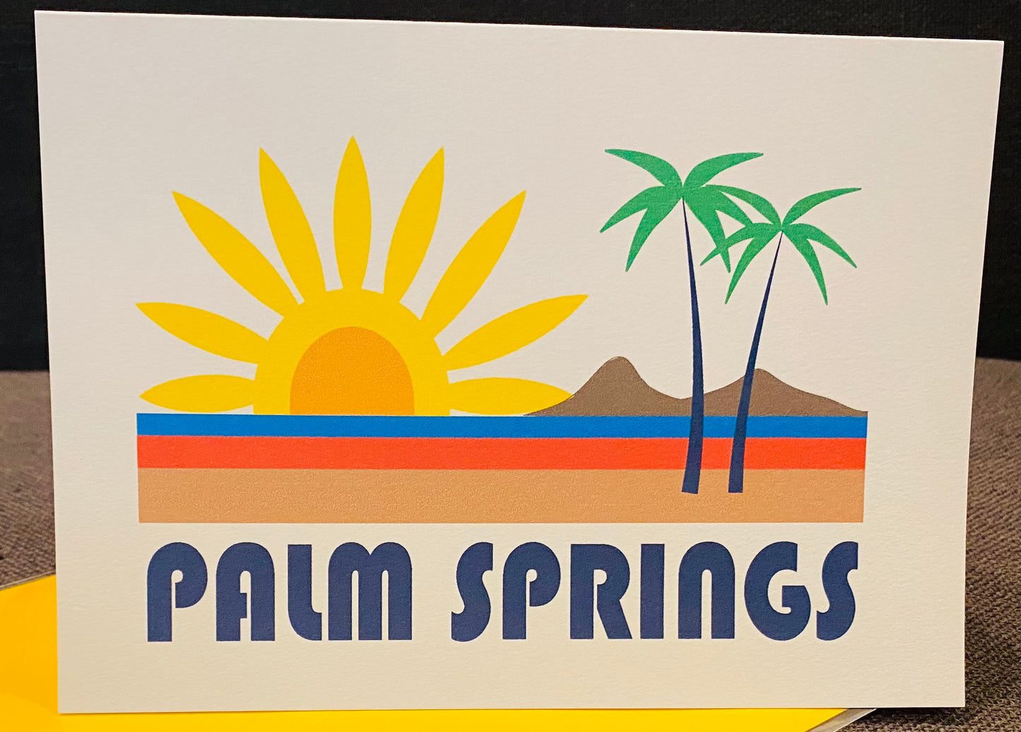 PALM SPRING LANDSCAPE Greeting Card
