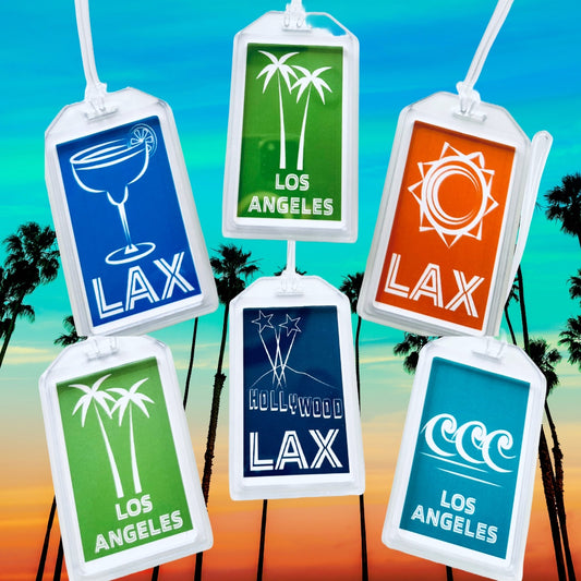 LOS ANGELES/LAX Airport Code California Cities Luggage & Travel Bag Tags