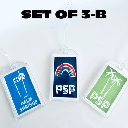 PALM SPRINGS/PSP Airport Code California Cities Luggage & Travel Bag Tags