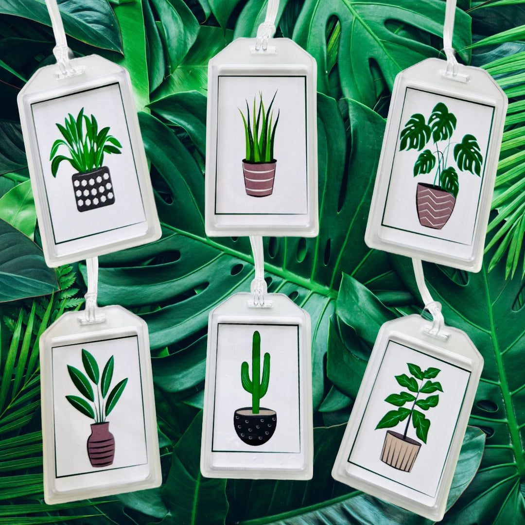 PLANT LOVERS & PLANT PEOPLE Durable Luggage & Travel Bag Tags