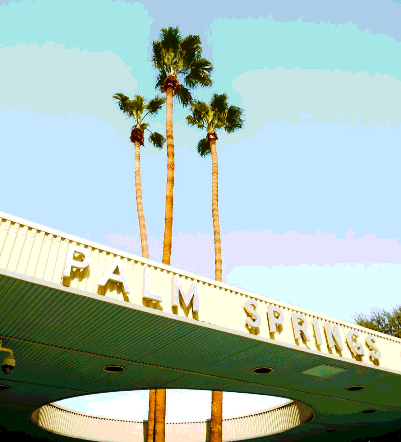 Palm Springs Iconic Sites WELCOME TO PSP Framed Printed Artwork Home Decor