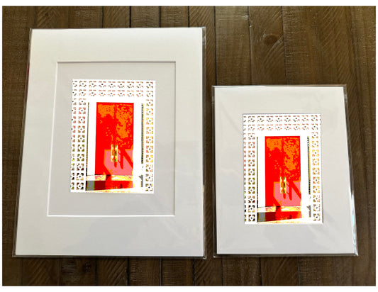 Palm Springs Hotel Art PARKER DOORWAY Framed Printed Artwork Home Decor