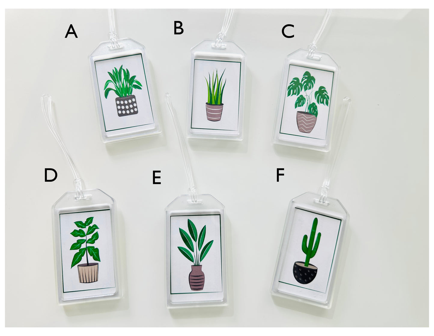 PLANT LOVERS & PLANT PEOPLE Durable Luggage & Travel Bag Tags