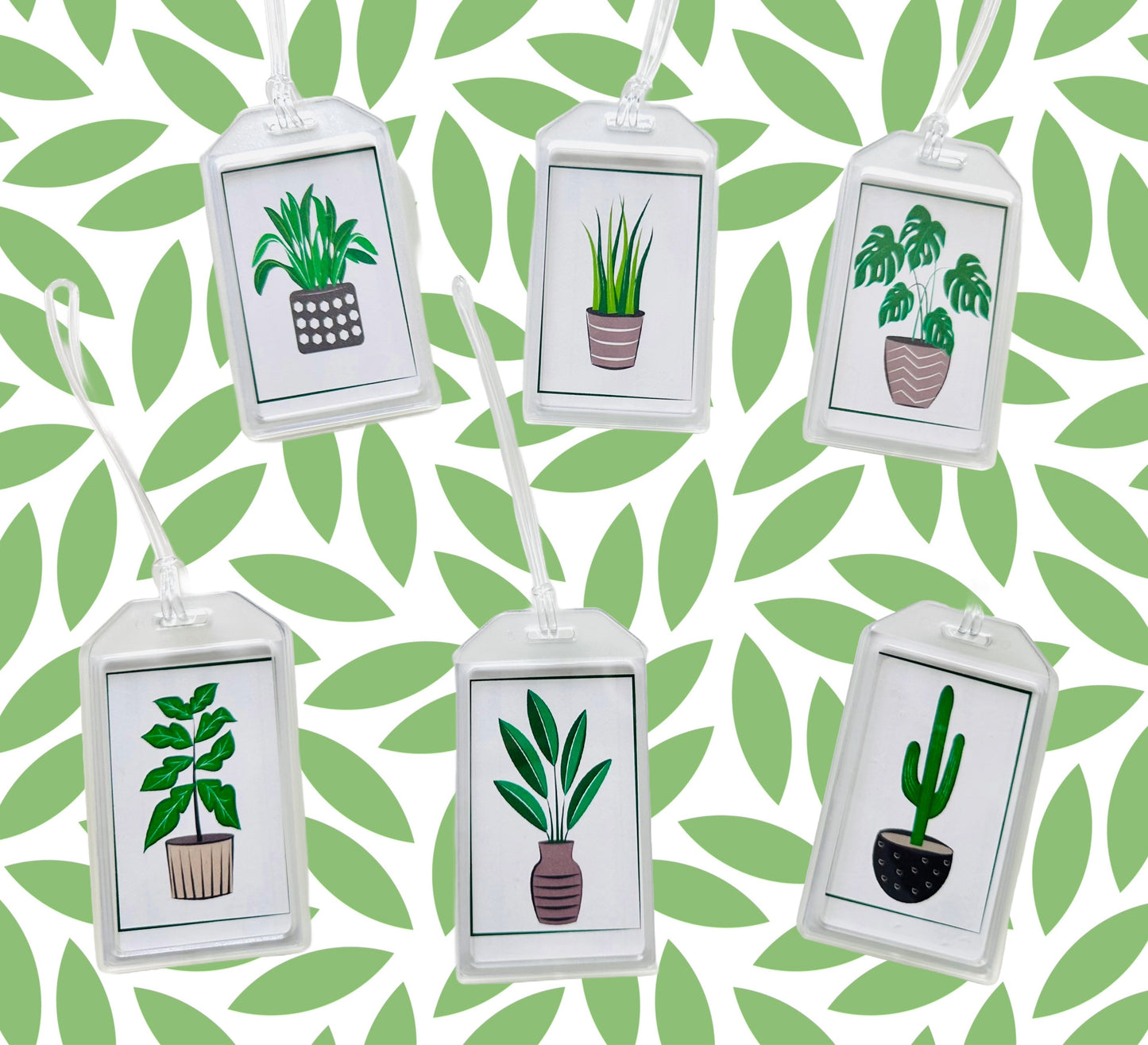PLANT LOVERS & PLANT PEOPLE Durable Luggage & Travel Bag Tags