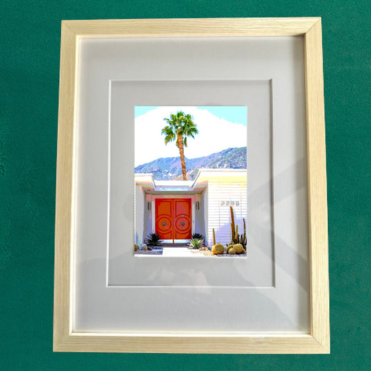 Palm Springs MID CENTURY HOME Framed Printed Artwork Home Decor
