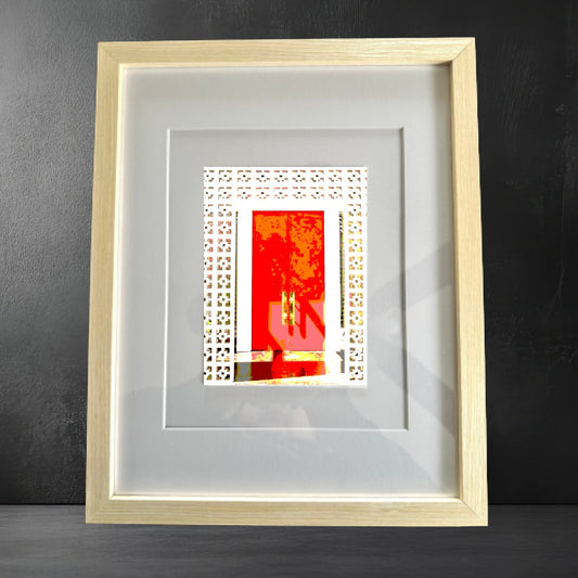 Palm Springs Hotel Art PARKER DOORWAY Framed Printed Artwork Home Decor