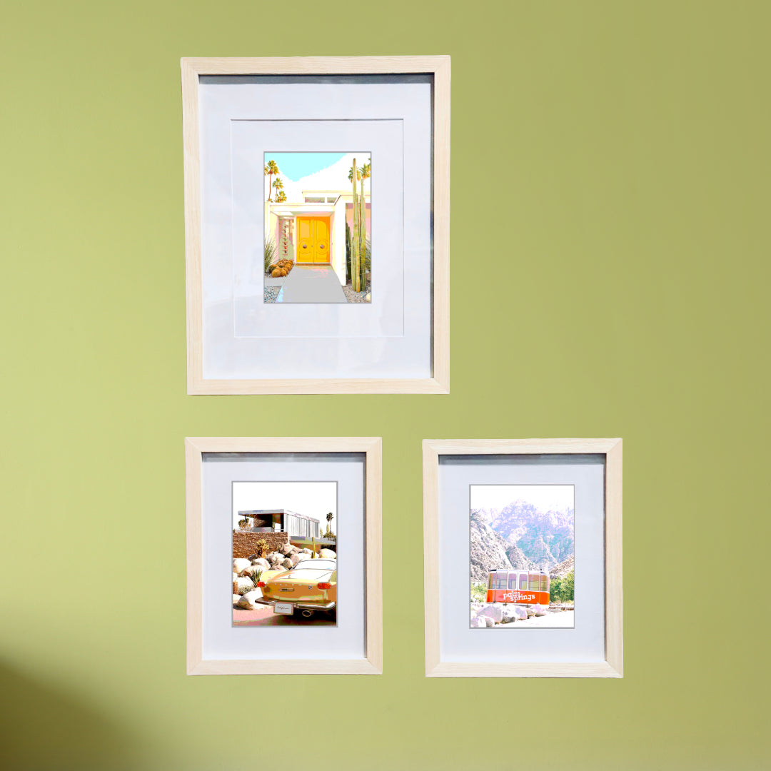 Palm Spring YELLOW DOOR Printed Artwork Home Decor Framed or Matted