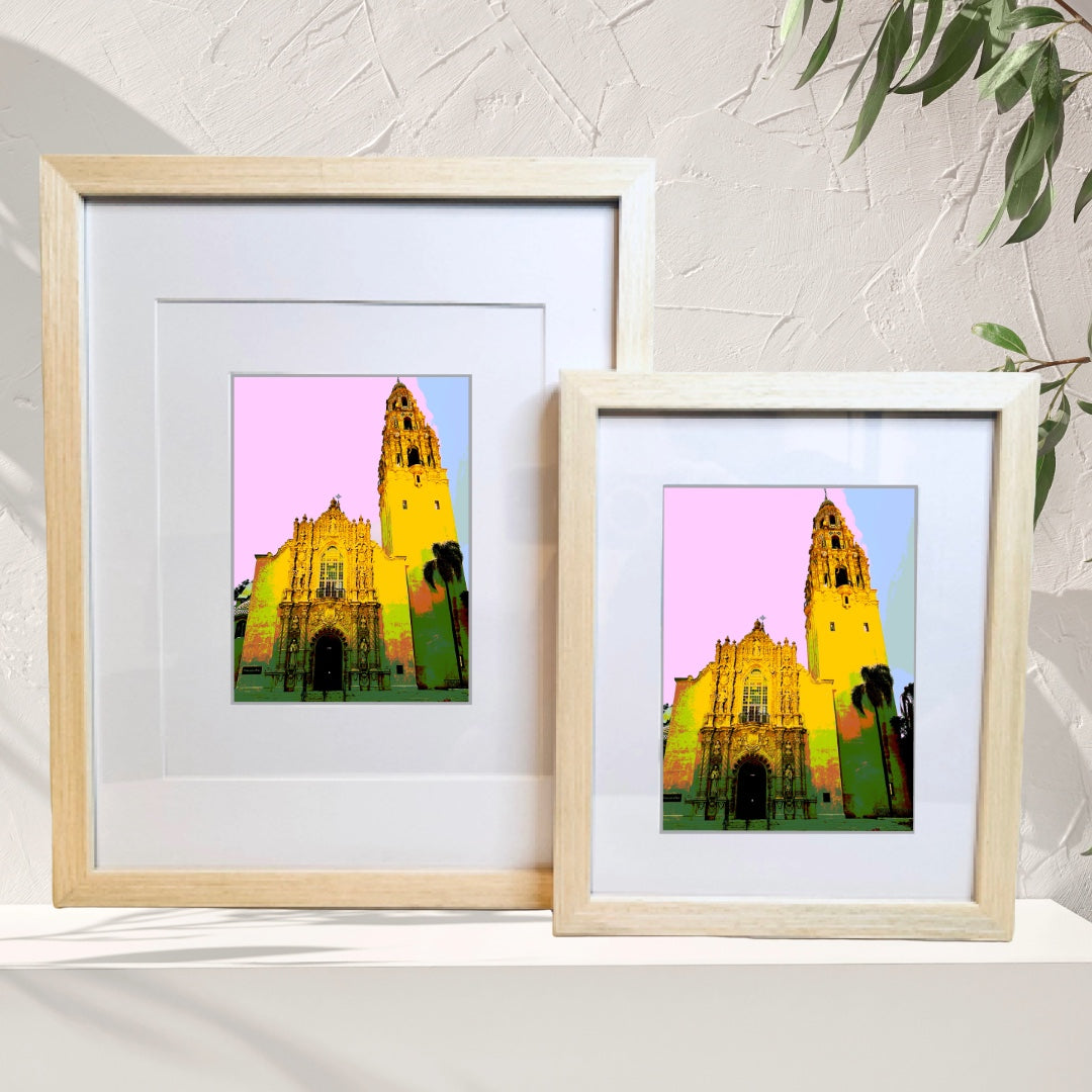 San Diego Balboa Park CaliforniaTower Printed Artwork Home Decor