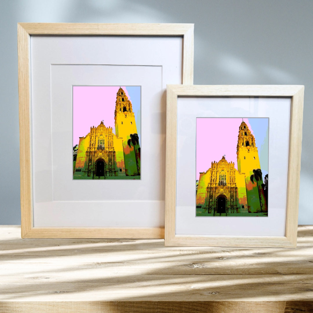 San Diego Balboa Park CaliforniaTower Printed Artwork Home Decor