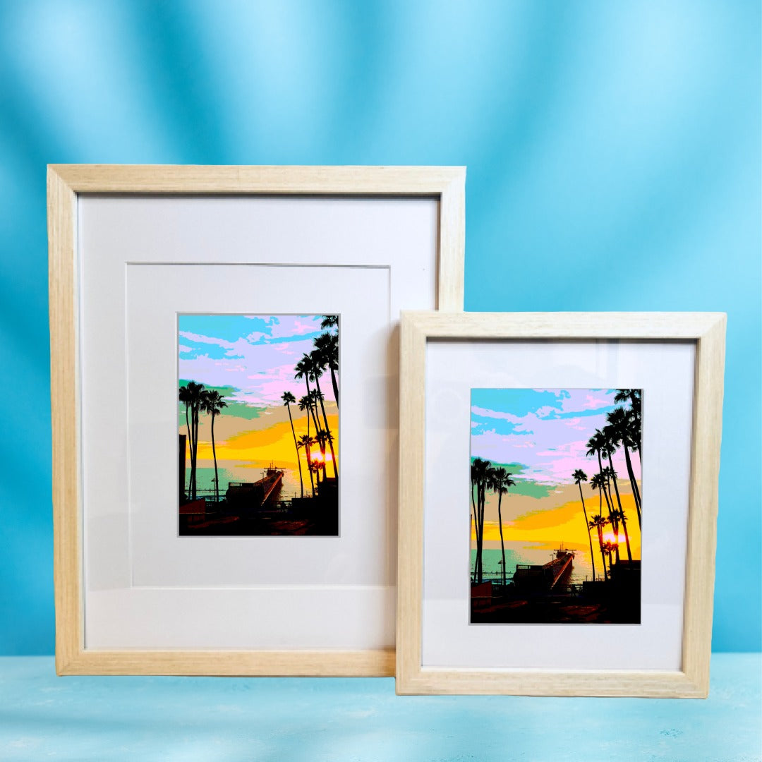 San Diego Scripps Pier La Jolla California Printed Artwork Home Decor