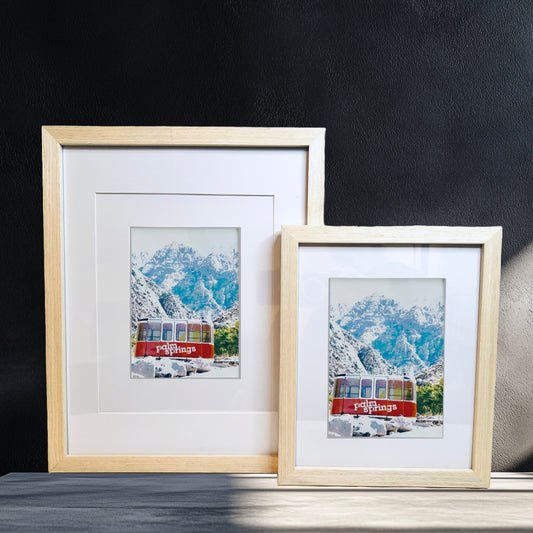 Palm Spring VINTAGE TRAM Printed Artwork Home Decor Framed or Matted