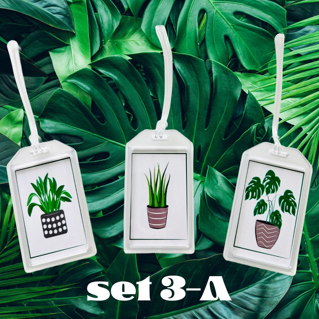 PLANT LOVERS & PLANT PEOPLE Durable Luggage & Travel Bag Tags