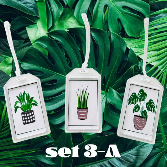 PLANT LOVERS & PLANT PEOPLE Durable Luggage & Travel Bag Tags