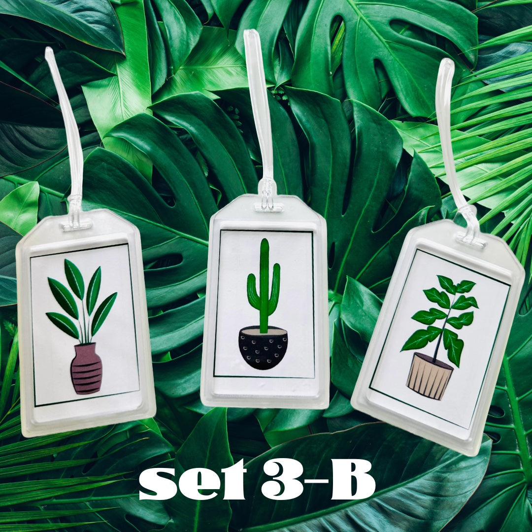 PLANT LOVERS & PLANT PEOPLE Durable Luggage & Travel Bag Tags