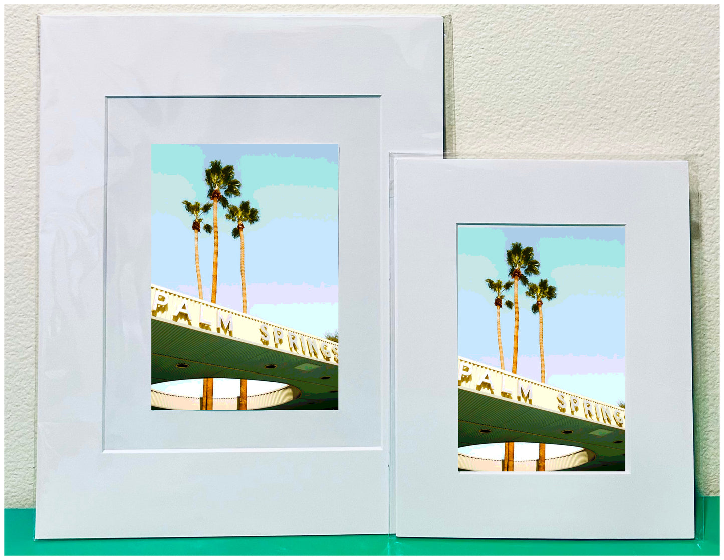 Palm Springs Iconic Sites WELCOME TO PSP Framed Printed Artwork Home Decor