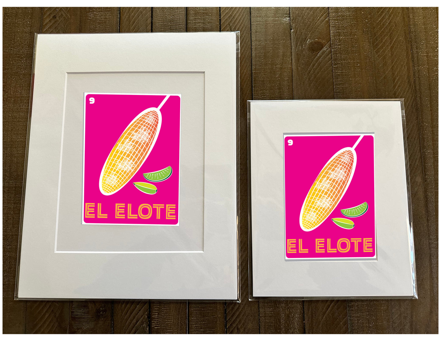 EL ELOTE Mexican Loteria Food, Drink & festive Icons Printed Artwork Home Decor