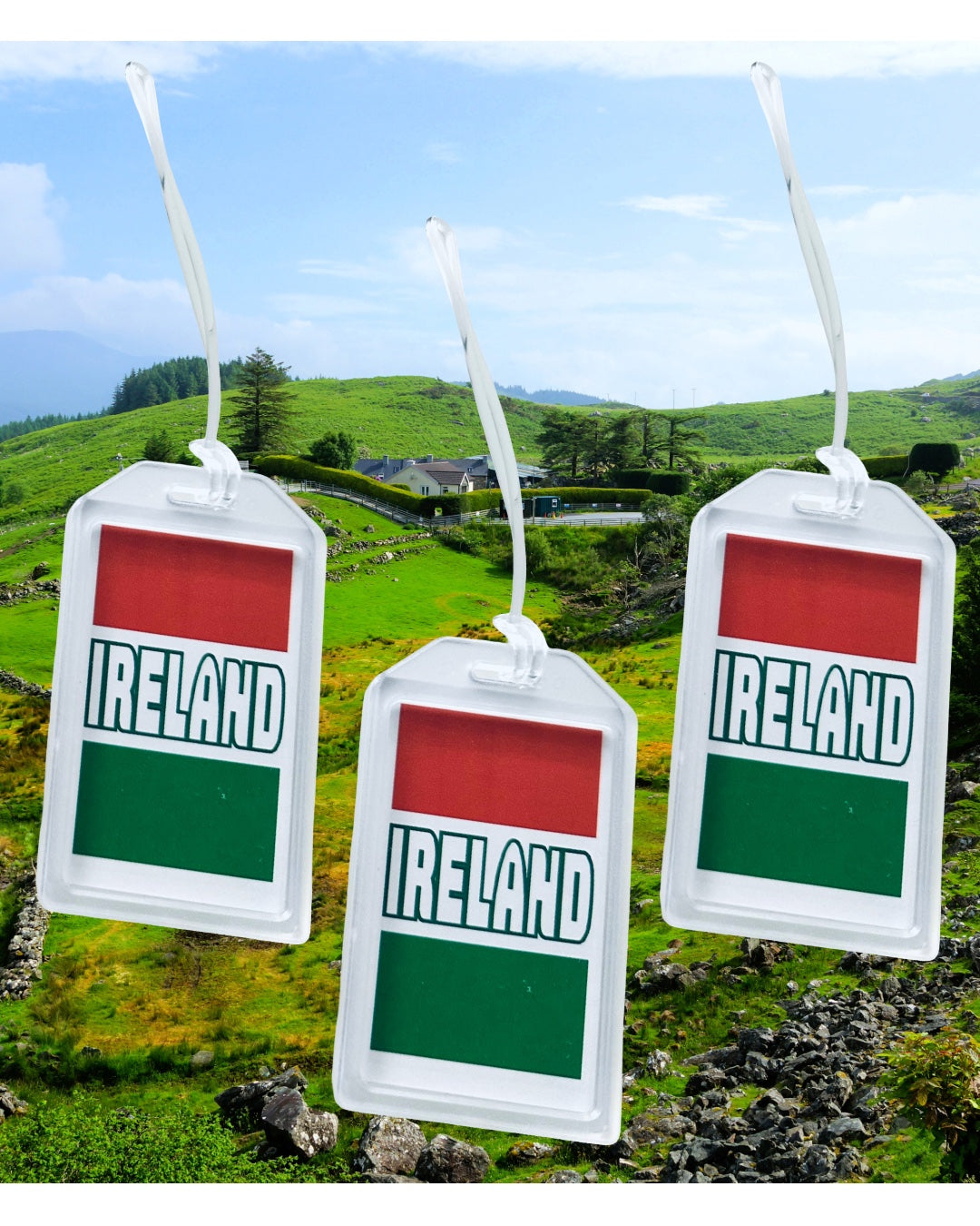 EUROPEAN Countries heavy duty acrylic Luggage & Travel Bag Tags