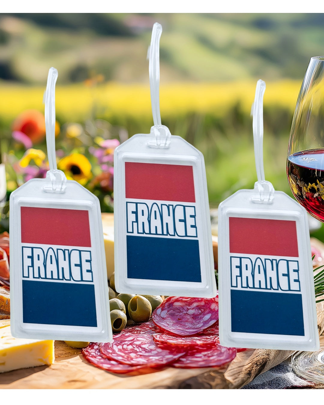 EUROPEAN Countries heavy duty acrylic Luggage & Travel Bag Tags