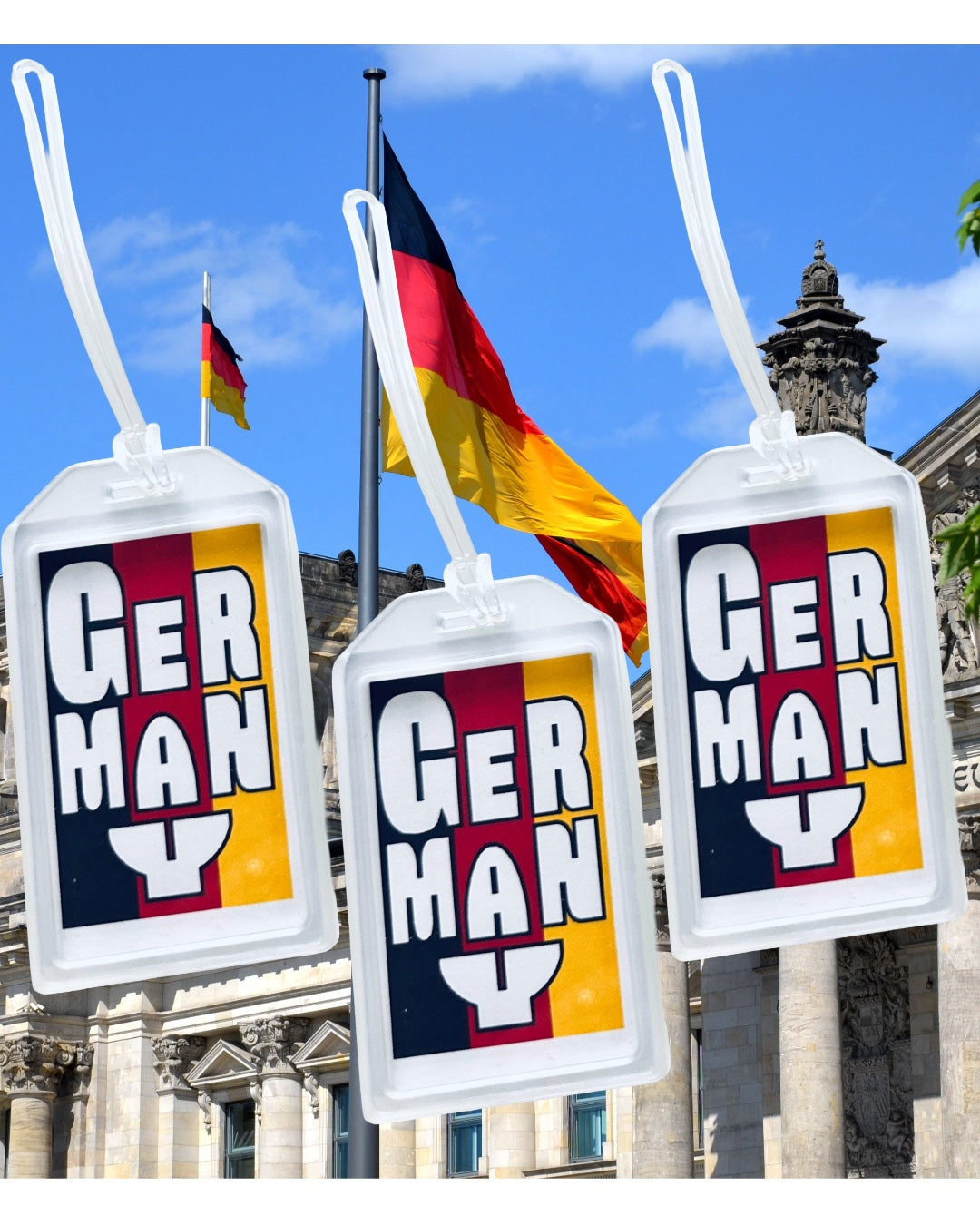 EUROPEAN Countries heavy duty acrylic Luggage & Travel Bag Tags