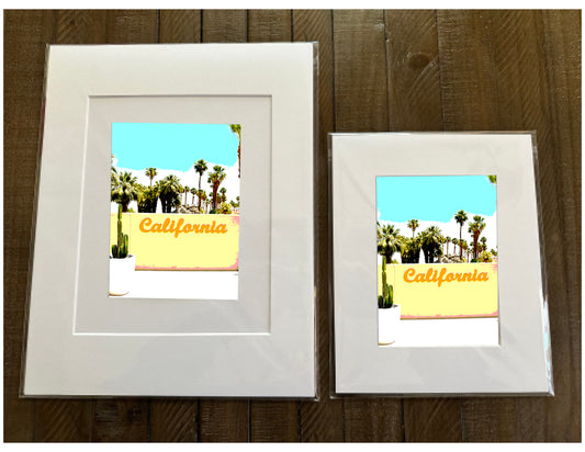 Palm Spring CALIFORNIA HOTEL Printed Artwork Home Decor Framed or matted