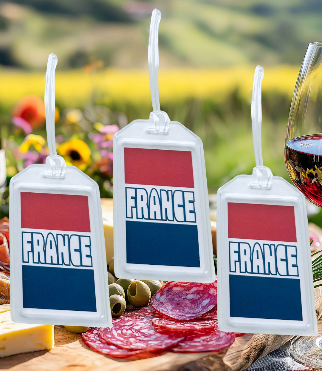 EUROPEAN Countries heavy duty acrylic Luggage & Travel Bag Tags