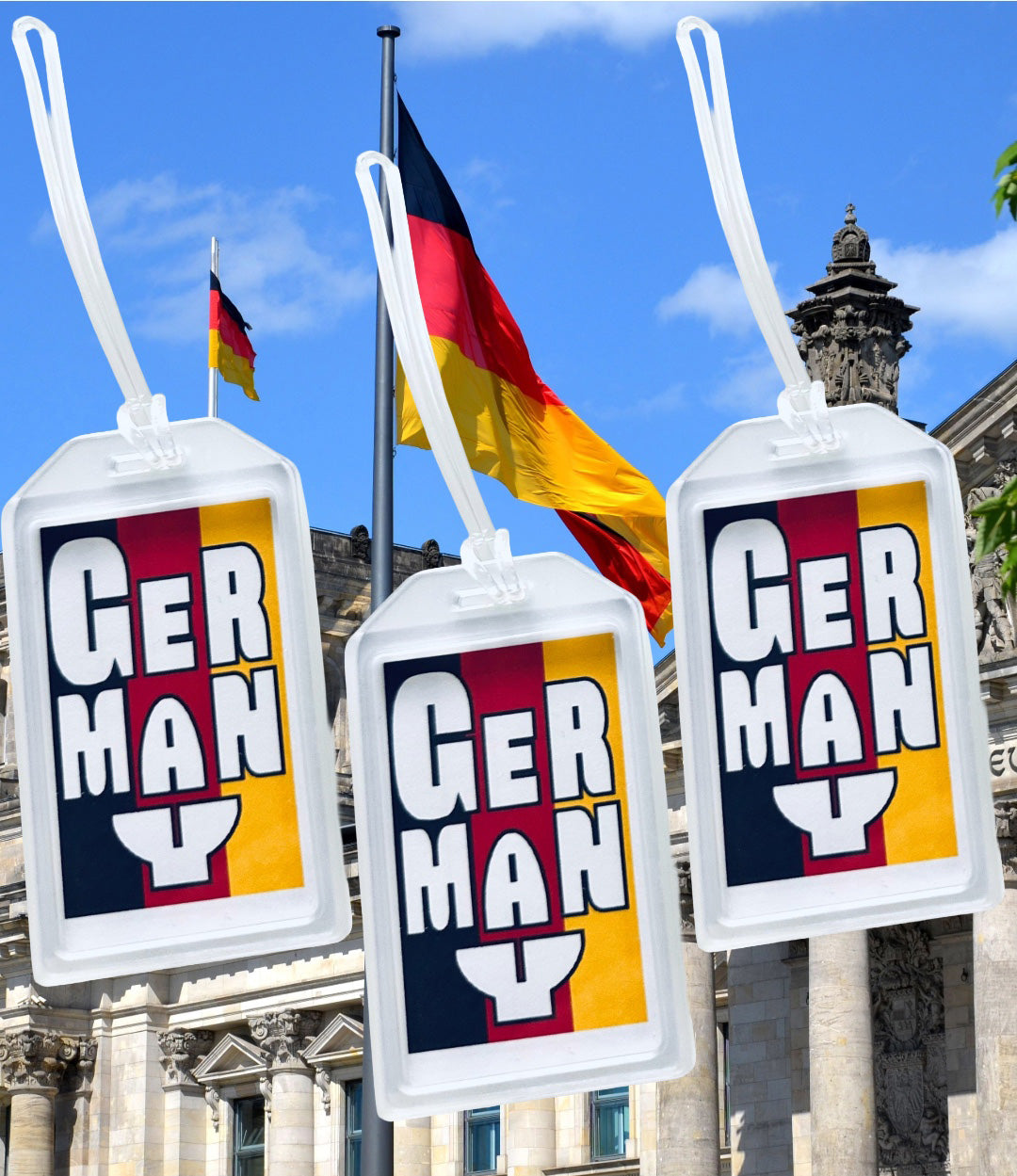 EUROPEAN Countries heavy duty acrylic Luggage & Travel Bag Tags